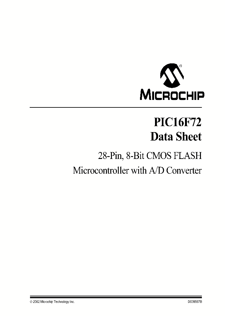 PIC16LF72_395573.PDF Datasheet