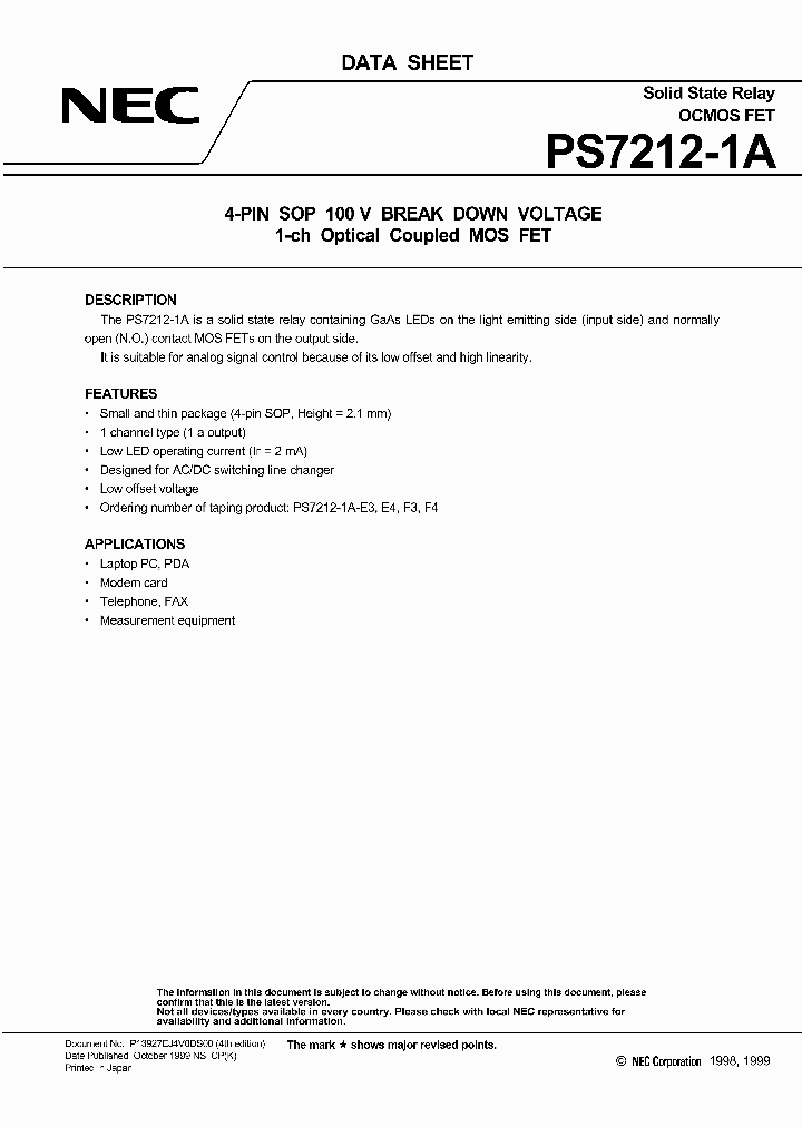PS7212-1A-F4_410485.PDF Datasheet