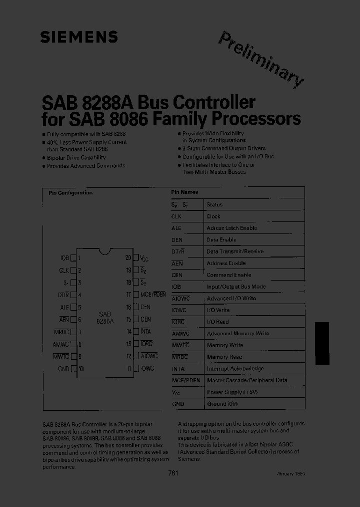 SAB8288A_120333.PDF Datasheet