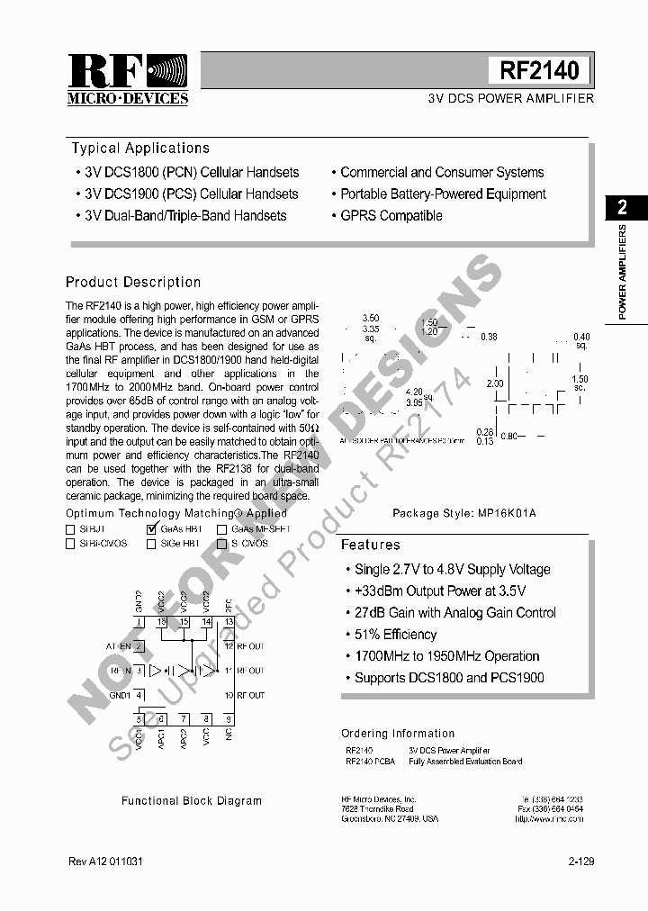 RF2140PCBA_390369.PDF Datasheet