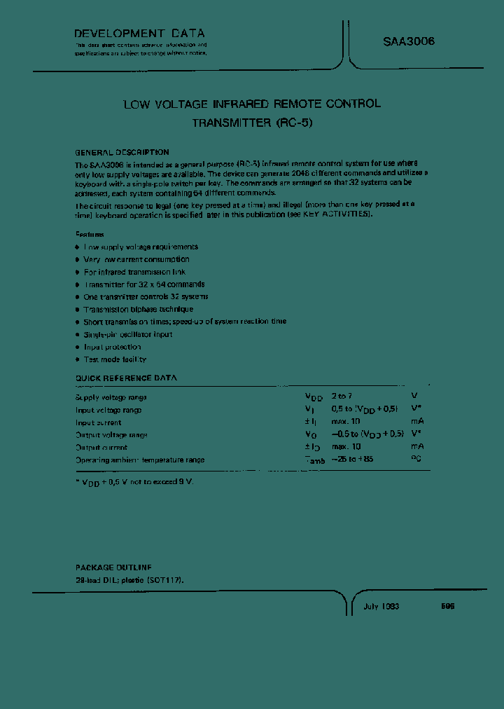 SAA3006_393943.PDF Datasheet