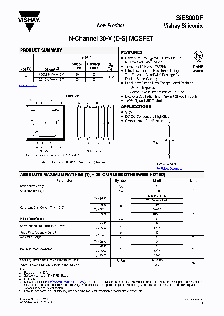 SIE800DF_427510.PDF Datasheet