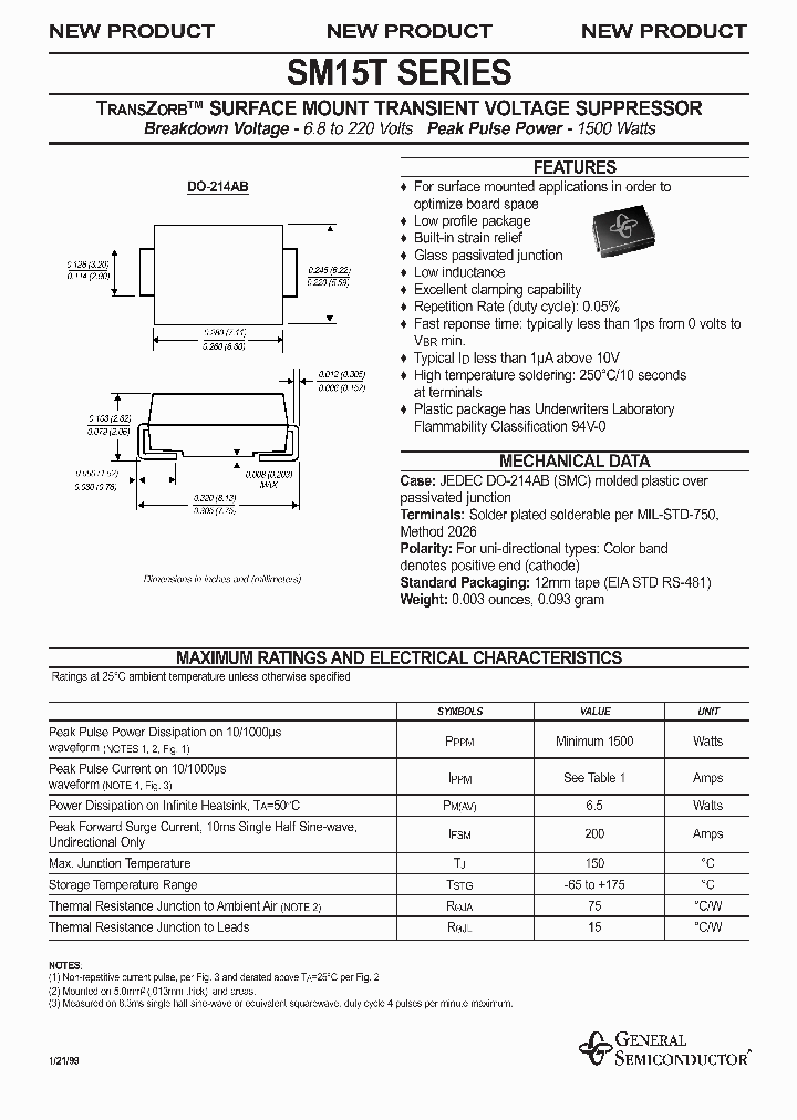 SM15T7V5A_94029.PDF Datasheet
