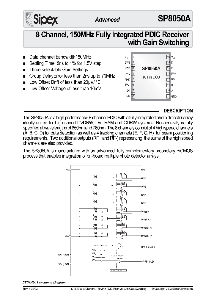 SP8050A_4582.PDF Datasheet