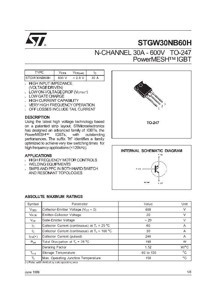 STGW30NB60H_421417.PDF Datasheet