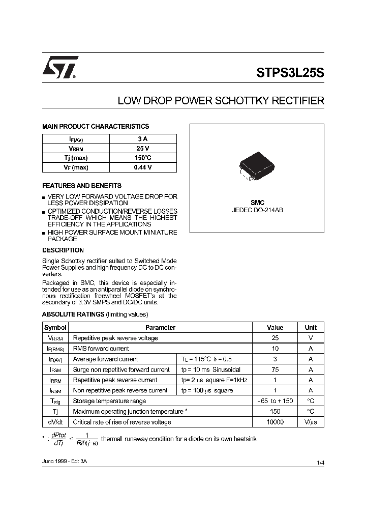 STPS3L25_418504.PDF Datasheet