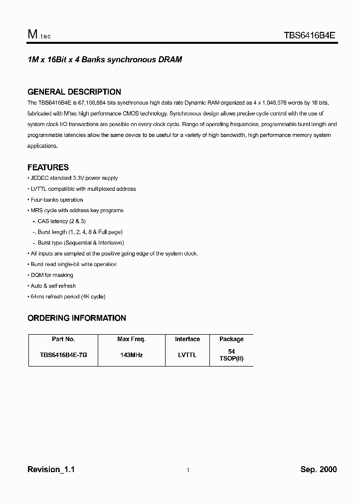 TBS6416B4E_410957.PDF Datasheet