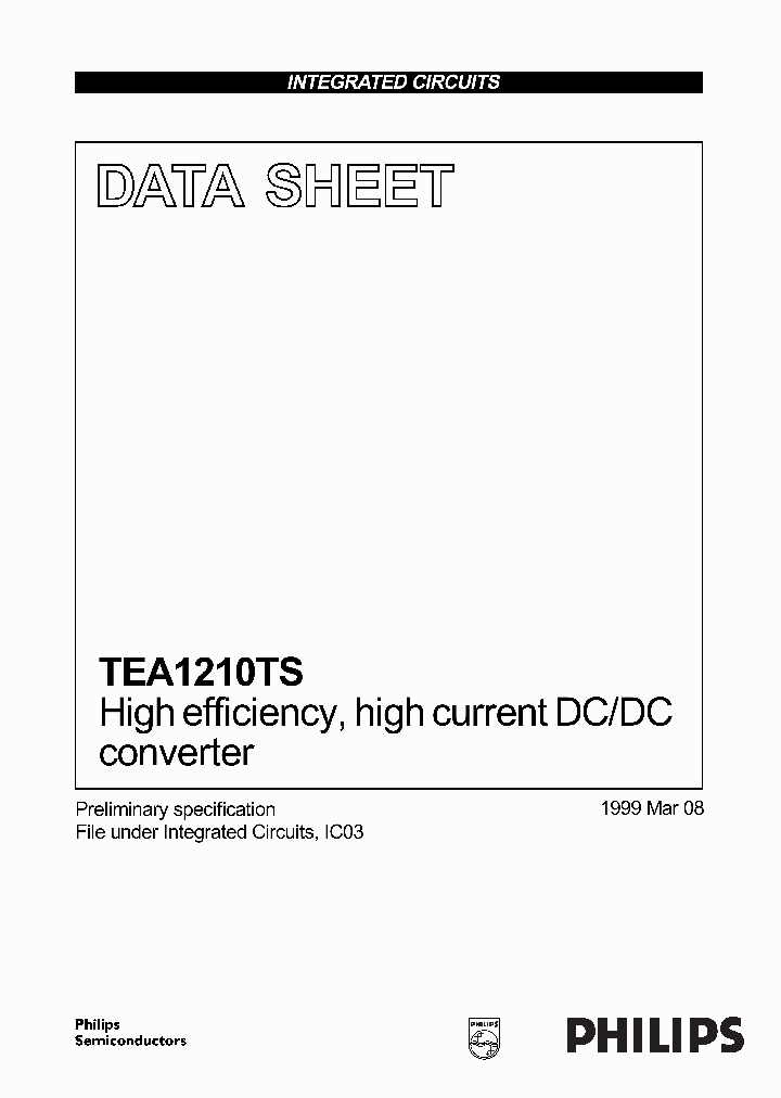 TEA1210_122603.PDF Datasheet