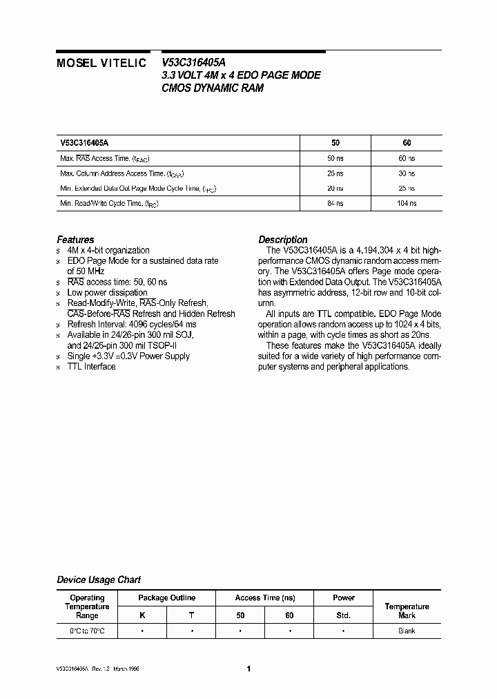 V53C316405A50_414514.PDF Datasheet