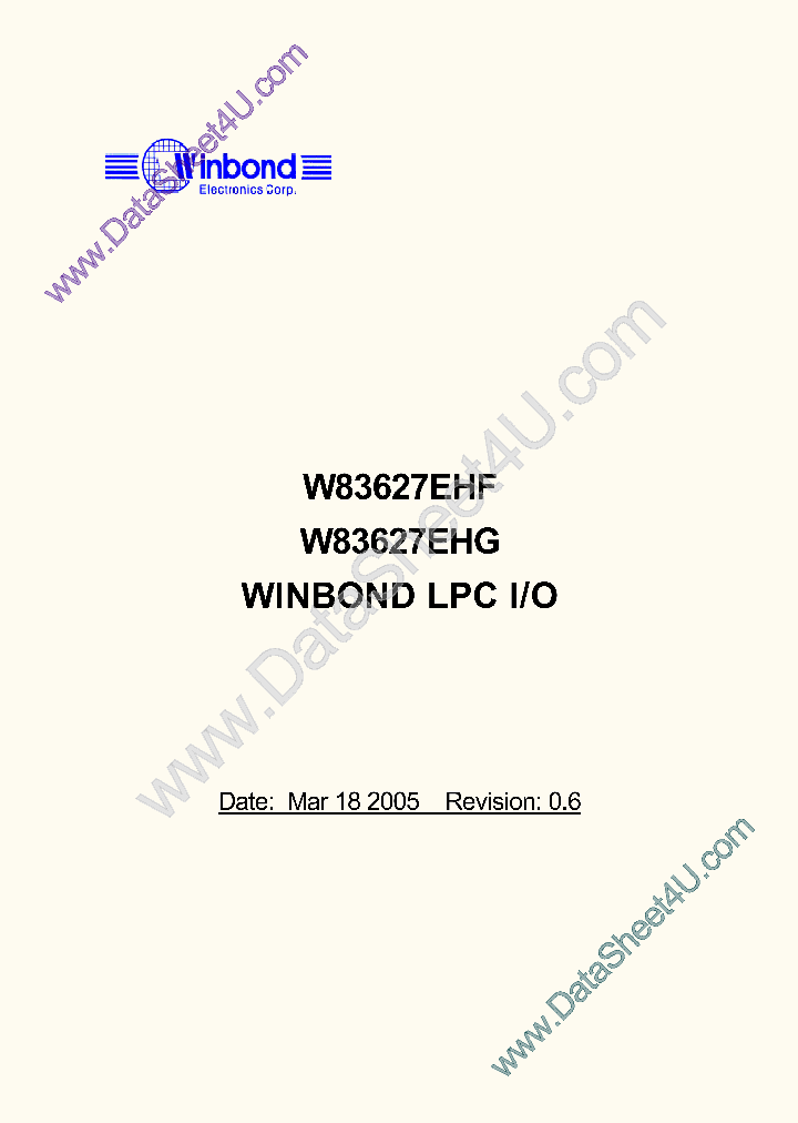 W83627EHF_406067.PDF Datasheet