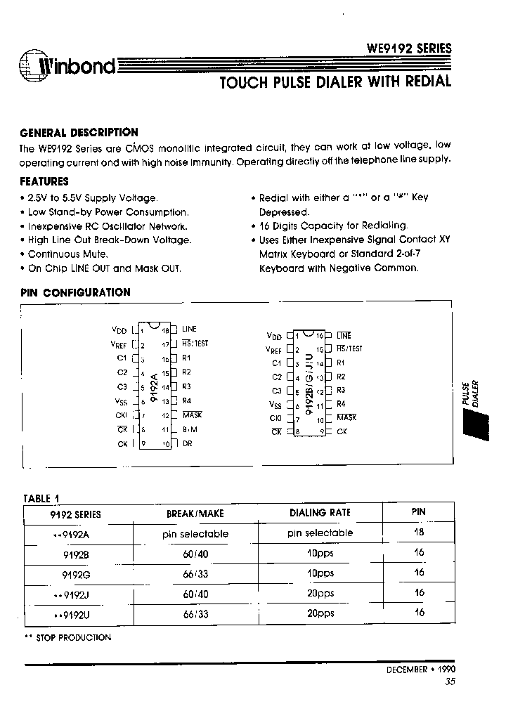 WE9192A_407765.PDF Datasheet