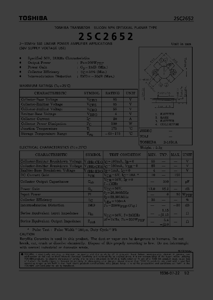 2SC2652_486412.PDF Datasheet