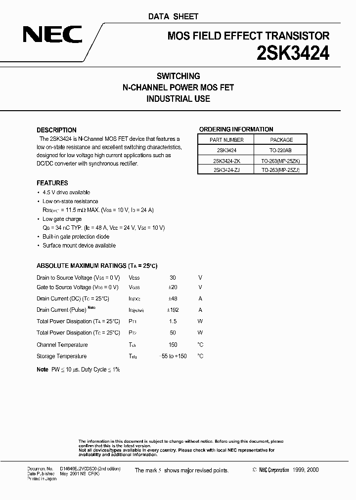 2SK3424_453762.PDF Datasheet