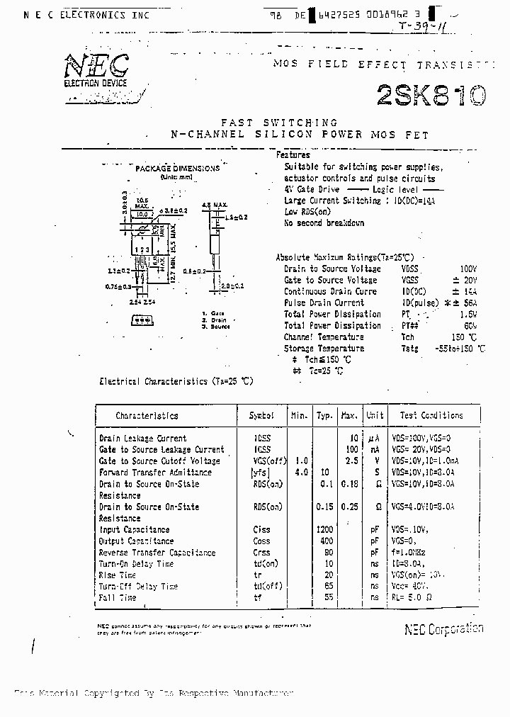 2SK810_464383.PDF Datasheet