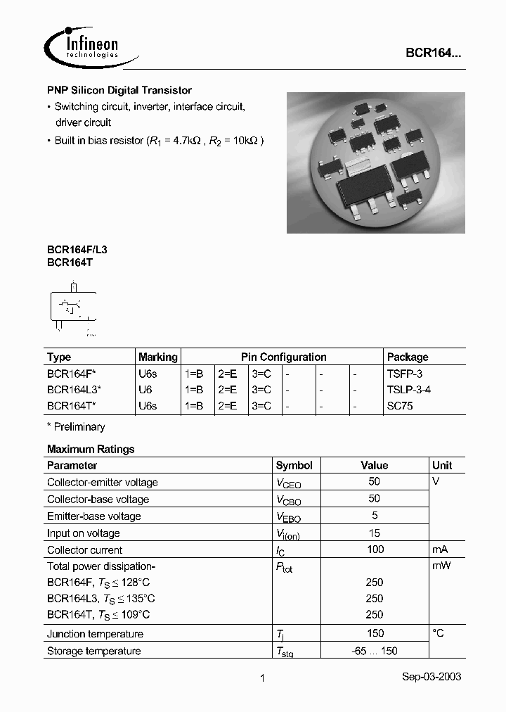 BCR164_443087.PDF Datasheet