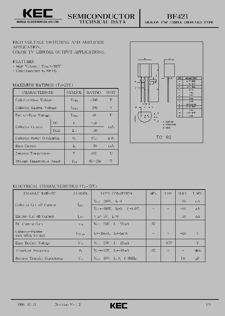 BF421_438659.PDF Datasheet