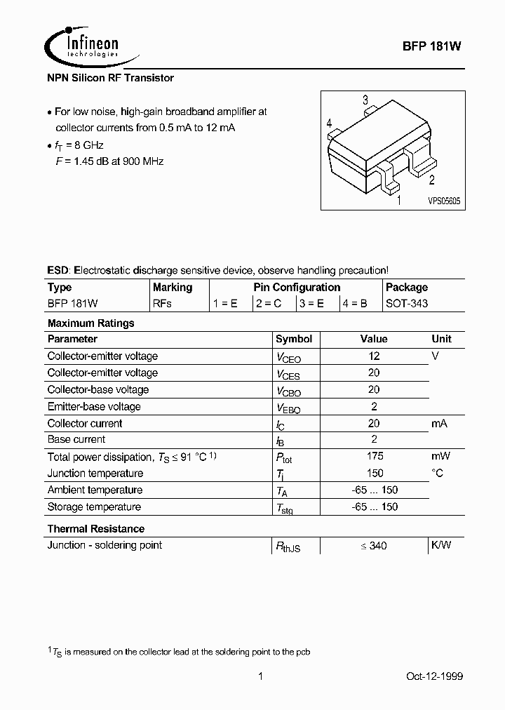 BFP181W_478823.PDF Datasheet