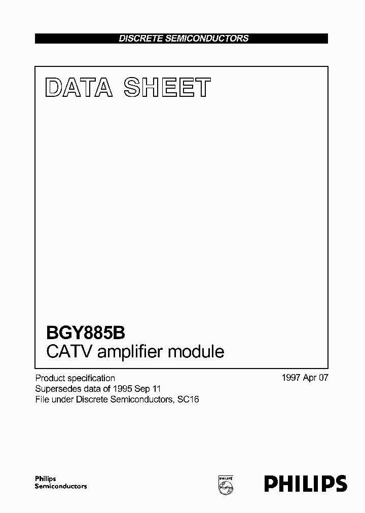 BGY885B_449787.PDF Datasheet