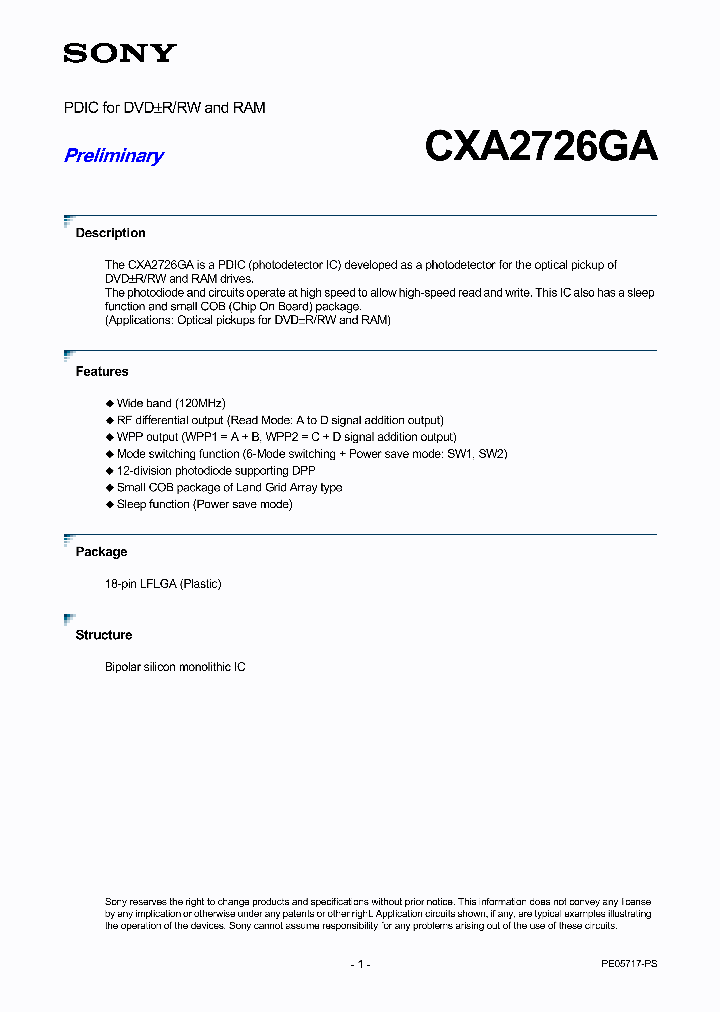 CXA2726GA_440927.PDF Datasheet