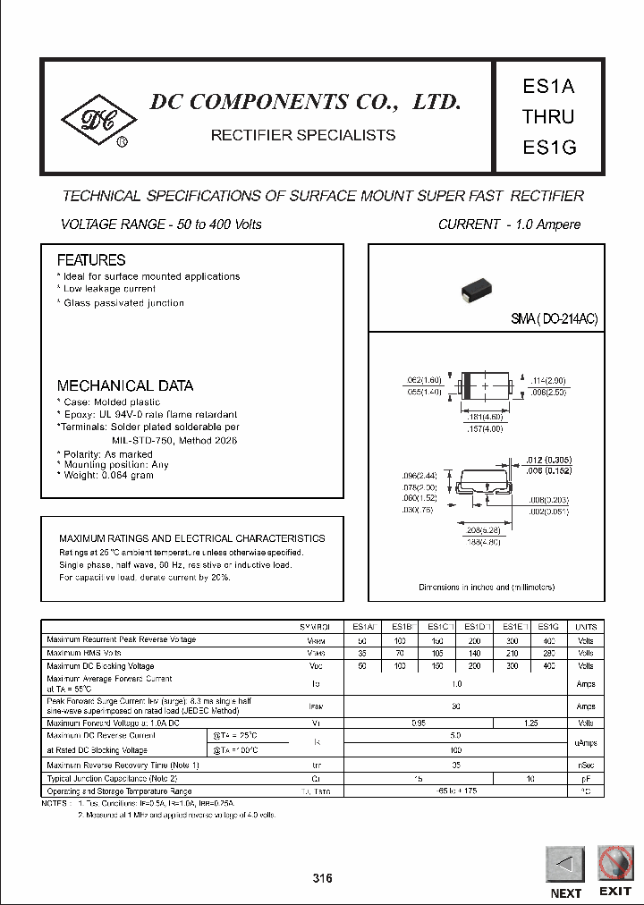 ES1A_481574.PDF Datasheet