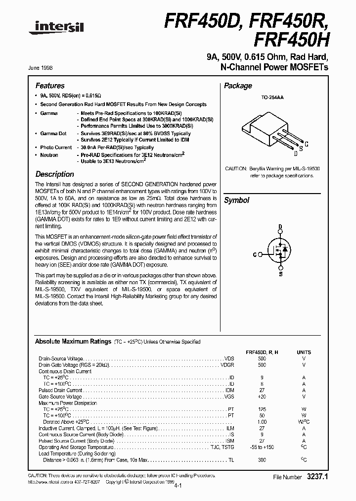 FRF450D_451548.PDF Datasheet