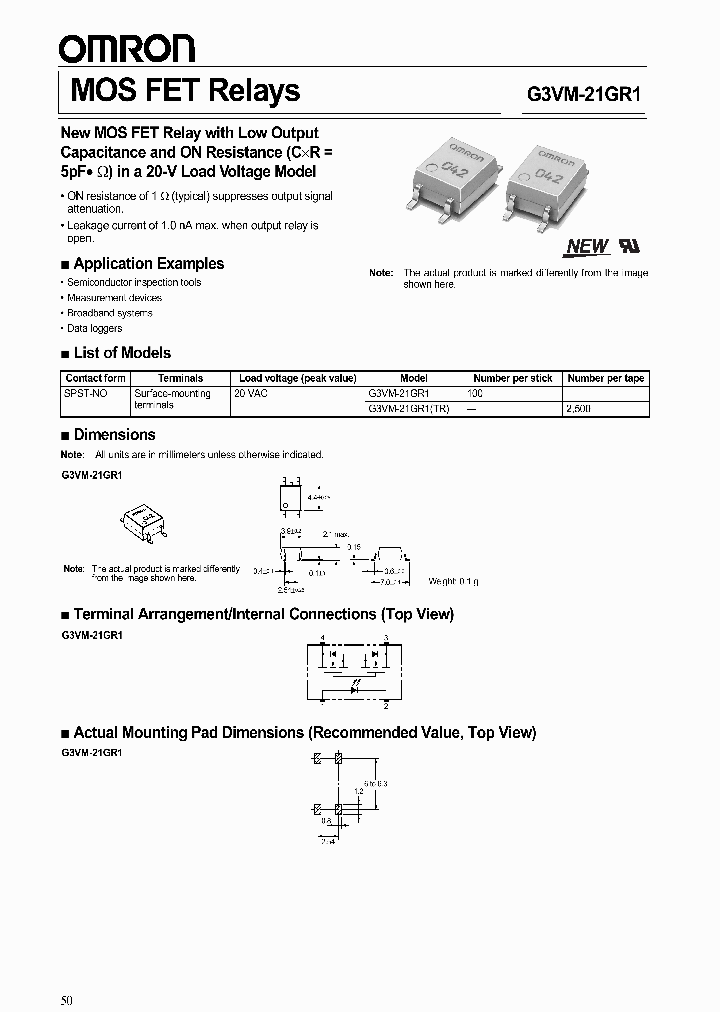G3VM-21GR1_442857.PDF Datasheet