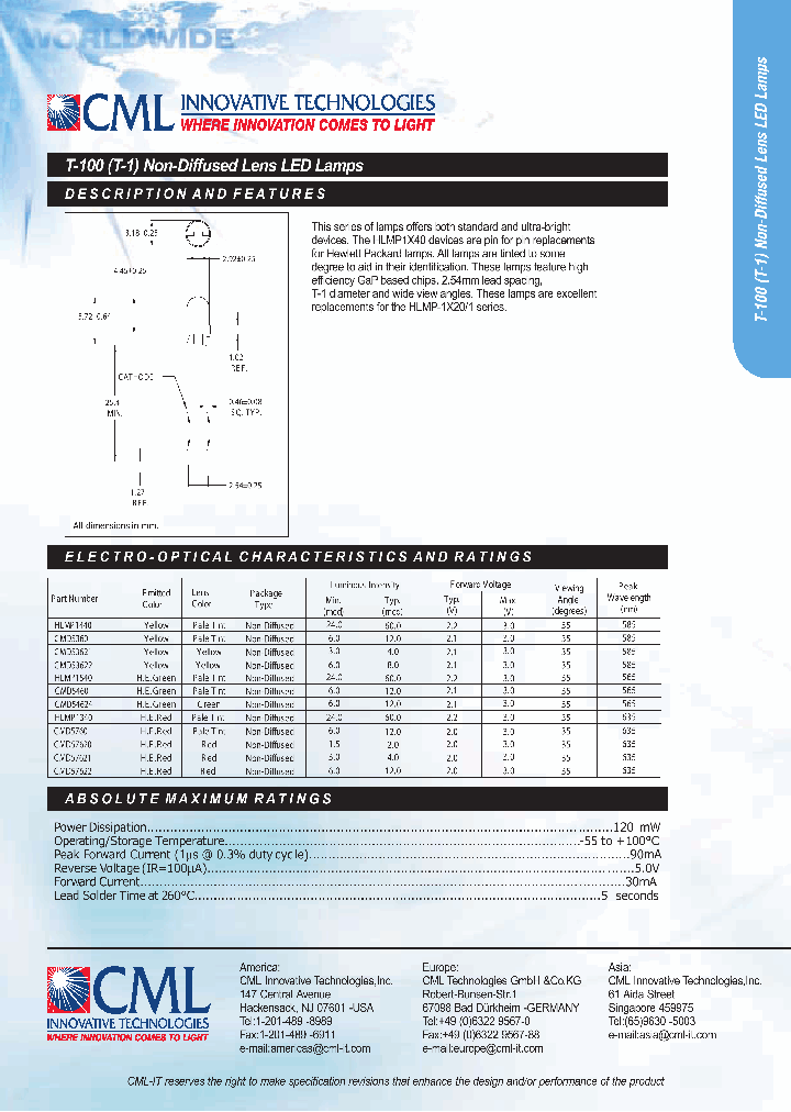 HLMP1540_445842.PDF Datasheet