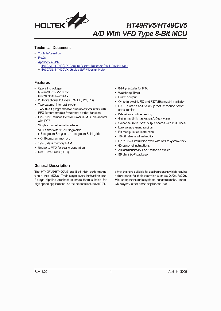 HT49CV5_450557.PDF Datasheet