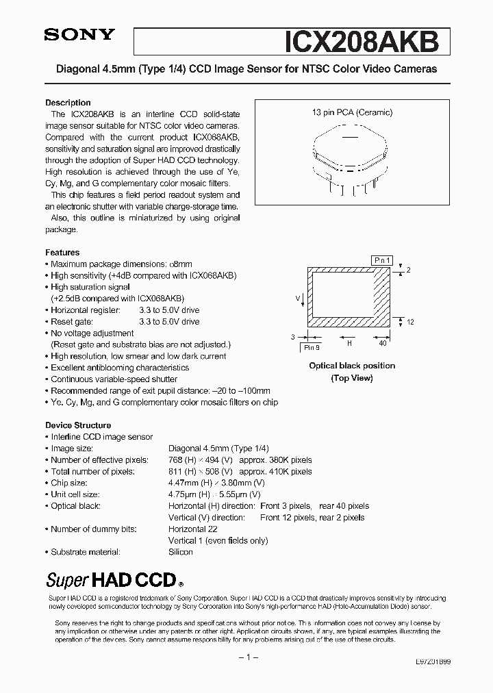 ICX208AKB_470431.PDF Datasheet