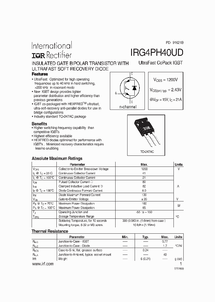 IRG4PH40UD_194926.PDF Datasheet