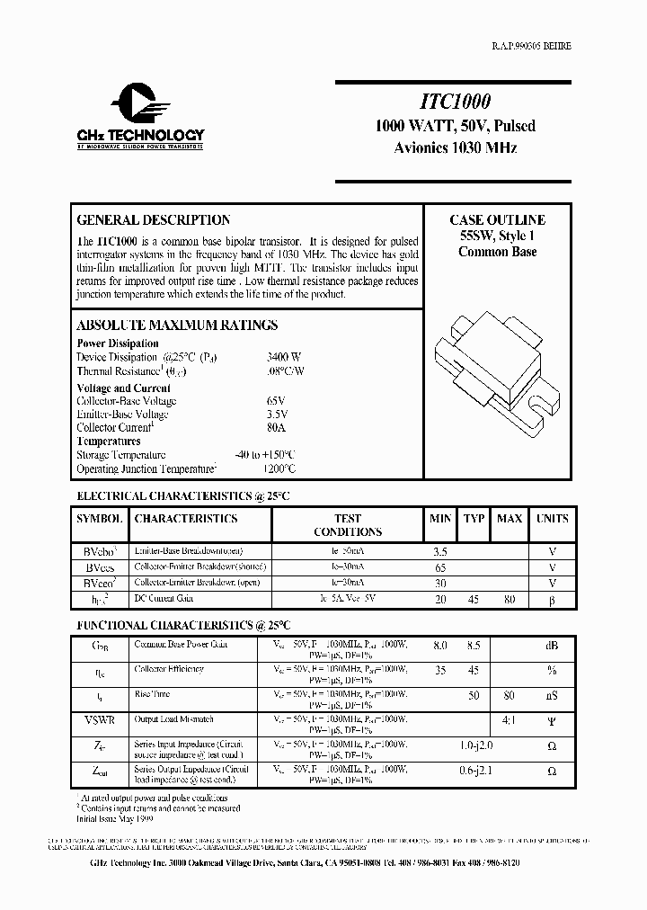 ITC1000_436166.PDF Datasheet
