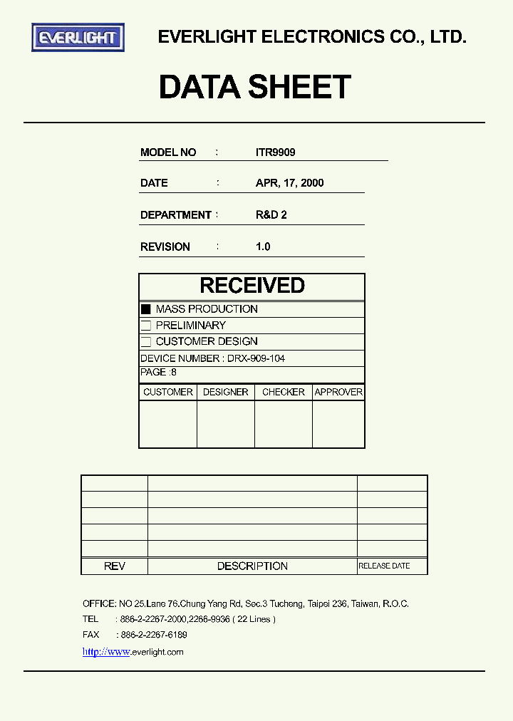 ITR9909_458331.PDF Datasheet