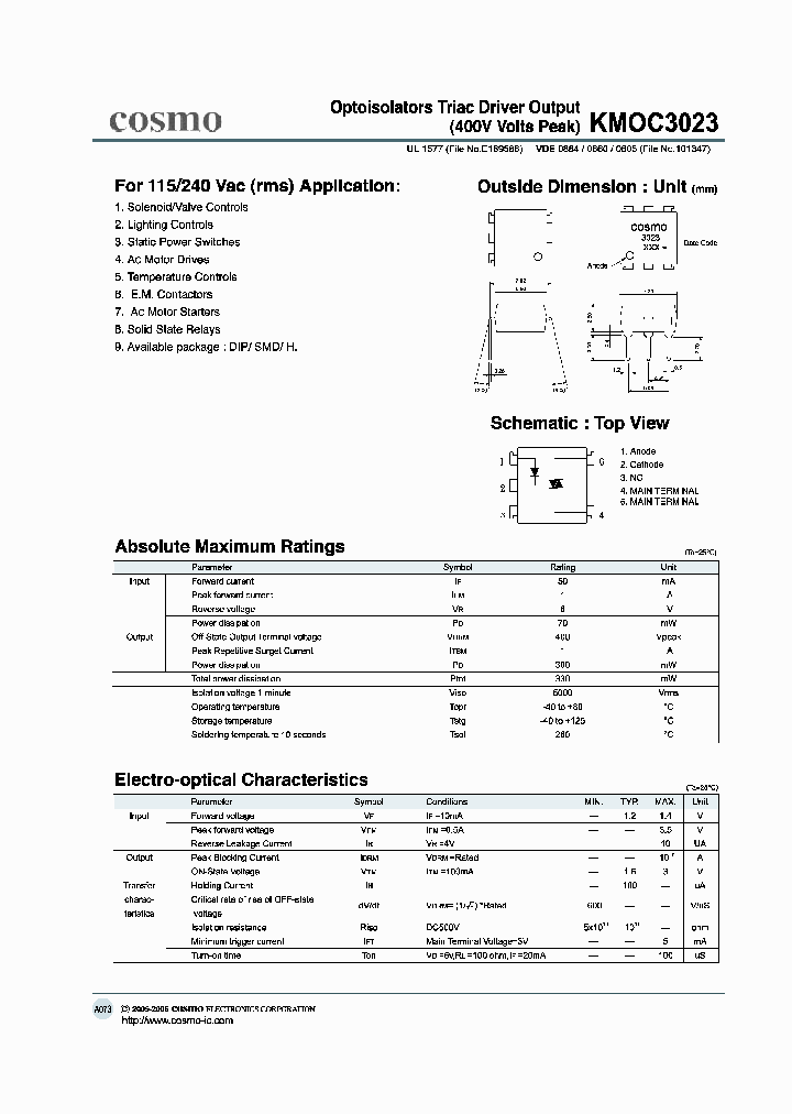 KMOC3023_485306.PDF Datasheet