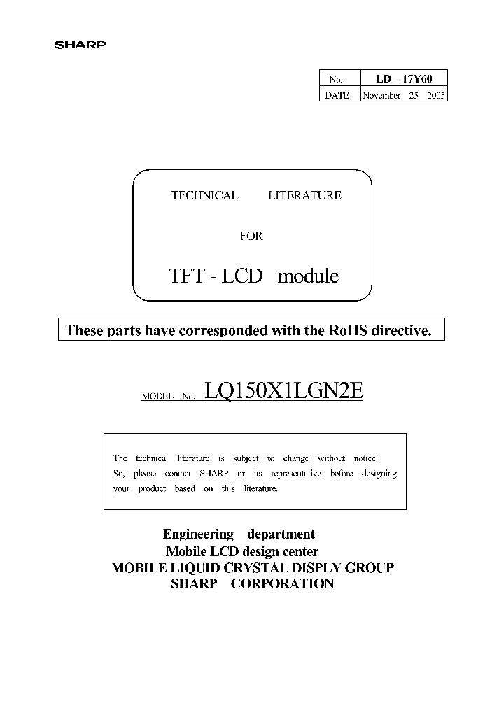 LQ150X1LGN2E_469779.PDF Datasheet