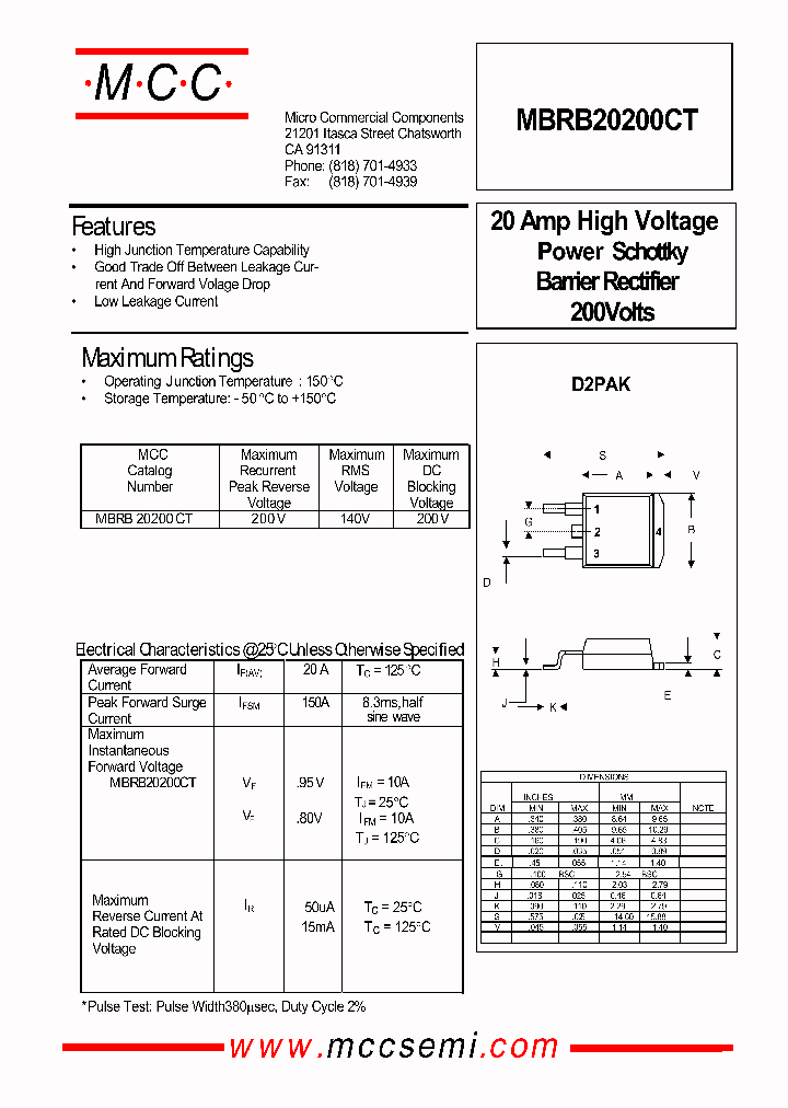 MBRB20200CT_478252.PDF Datasheet