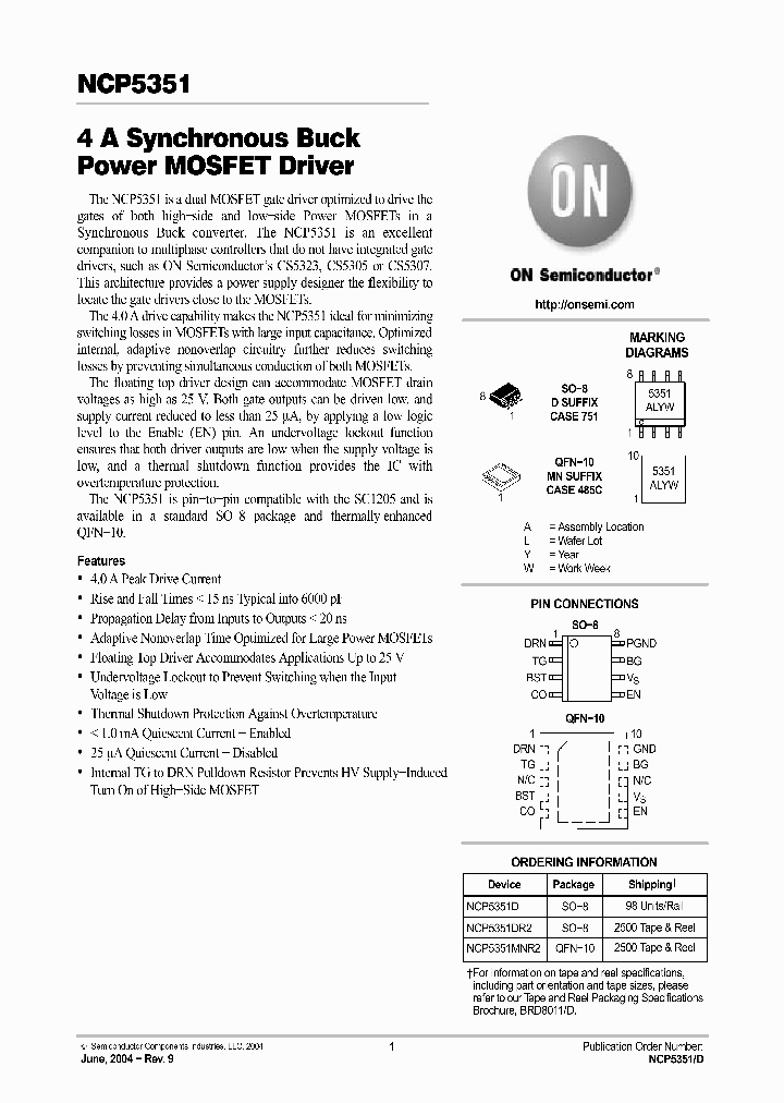 NCP5351_457926.PDF Datasheet