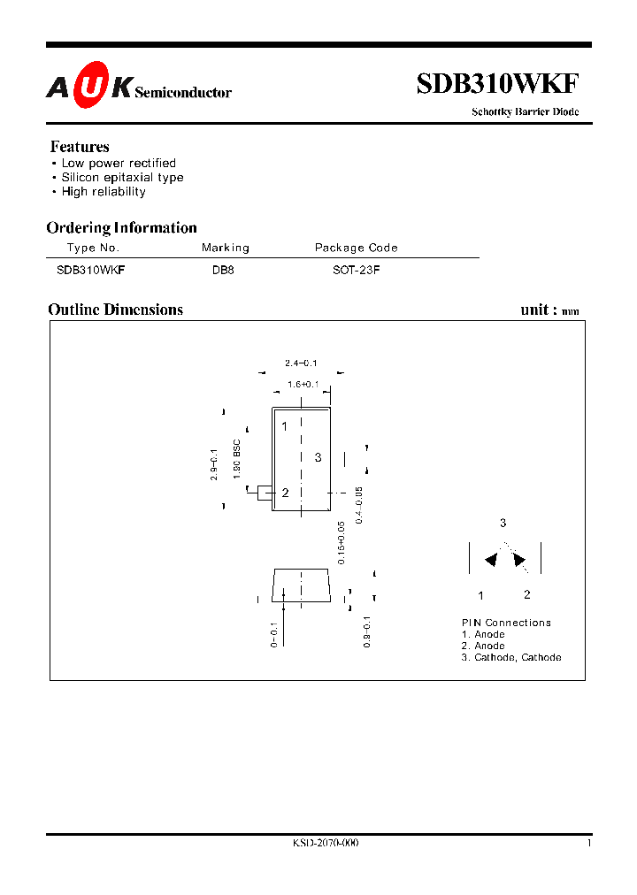 SDB310WKF_464052.PDF Datasheet