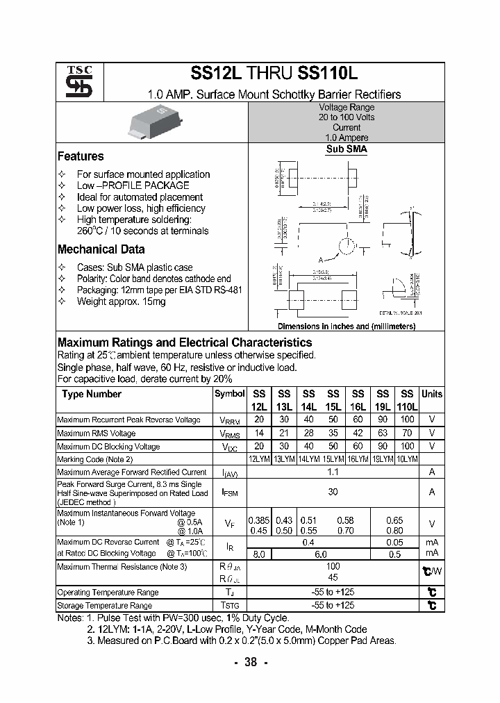 SS110L_452333.PDF Datasheet