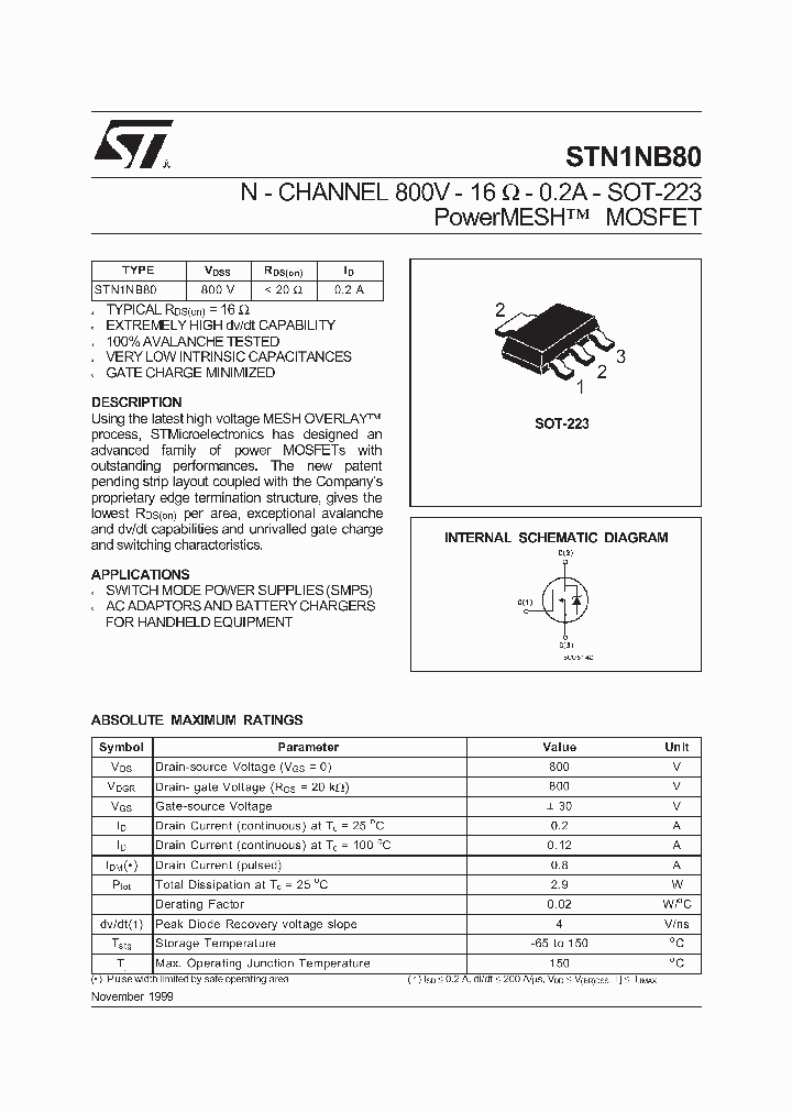 STN1NB80_77017.PDF Datasheet