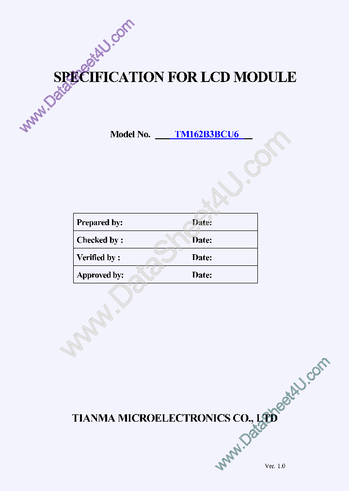 TM162B3BCU6_481685.PDF Datasheet