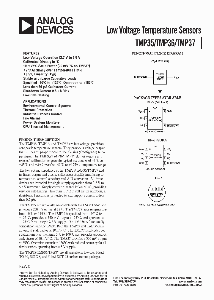 TMP35_483631.PDF Datasheet