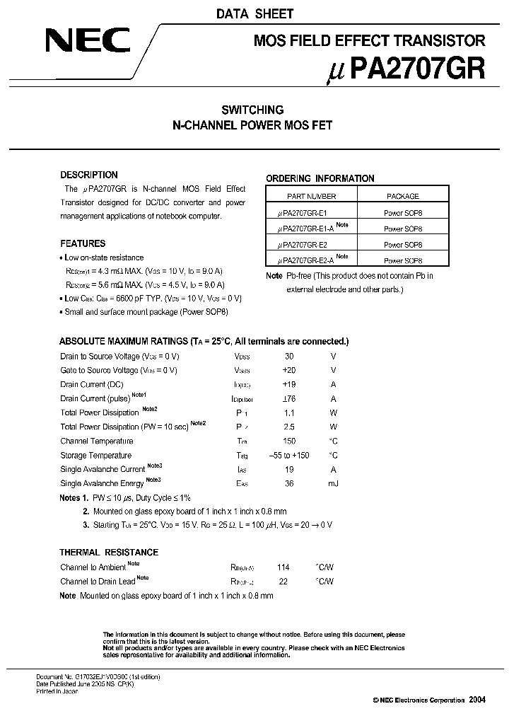 UPA2707GR_439884.PDF Datasheet