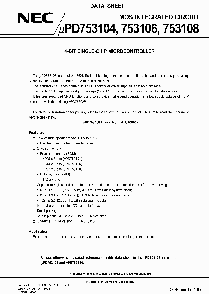 UPD753104_188258.PDF Datasheet