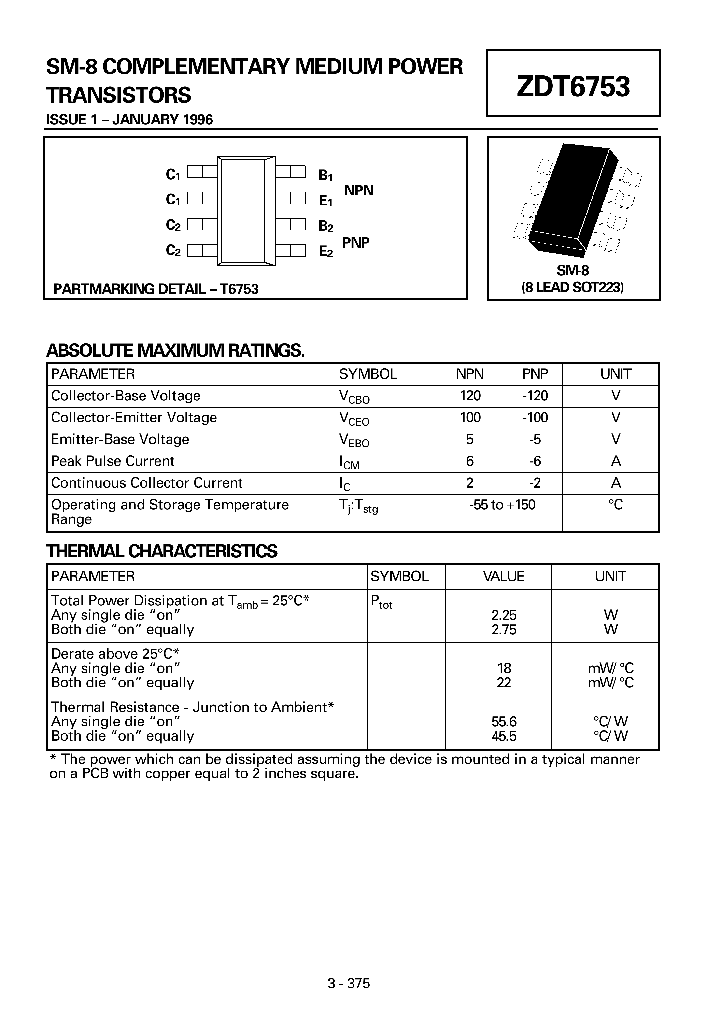 ZDT6753_470288.PDF Datasheet