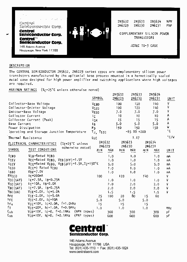 2N6231_503526.PDF Datasheet
