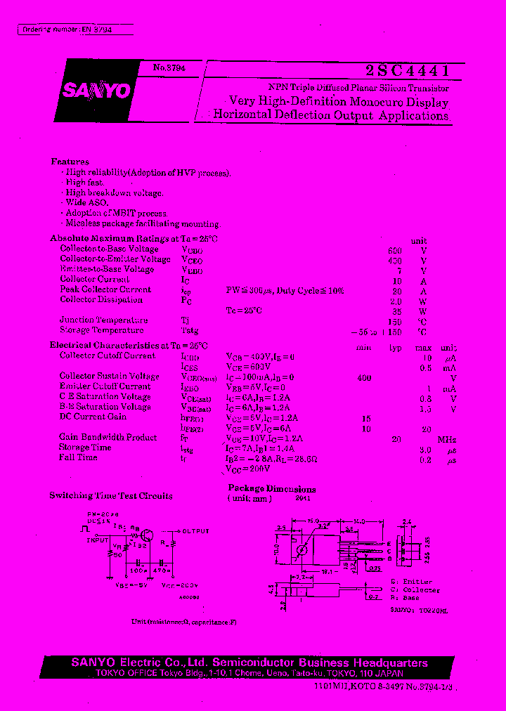 2SC4441_511226.PDF Datasheet