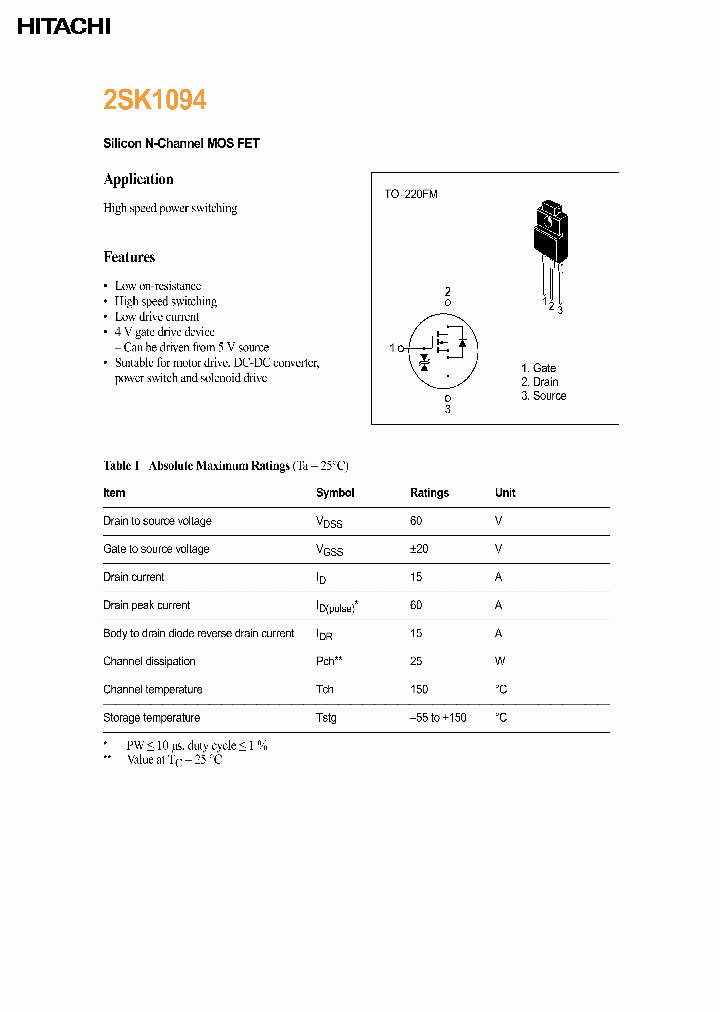 2SK1094_544579.PDF Datasheet