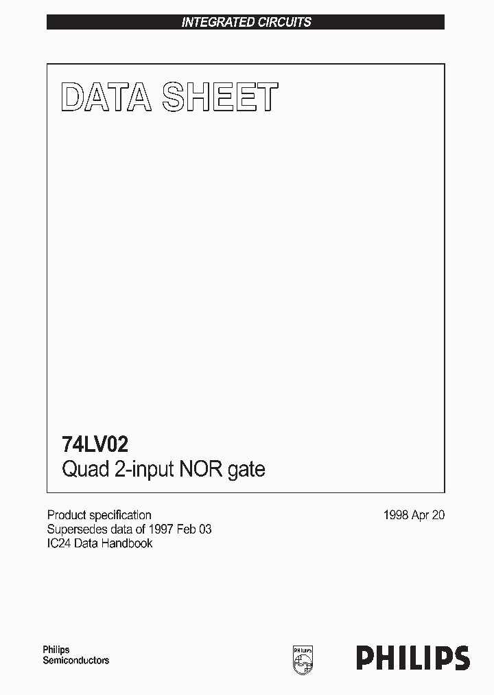 74LV02D_519392.PDF Datasheet