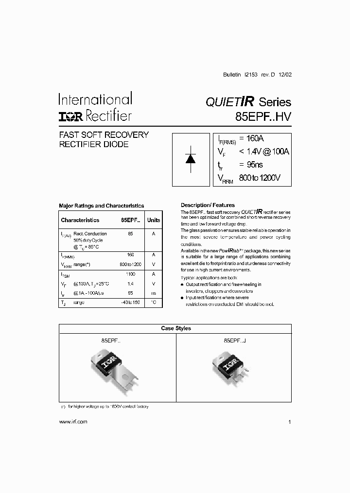 85EPF10_493450.PDF Datasheet