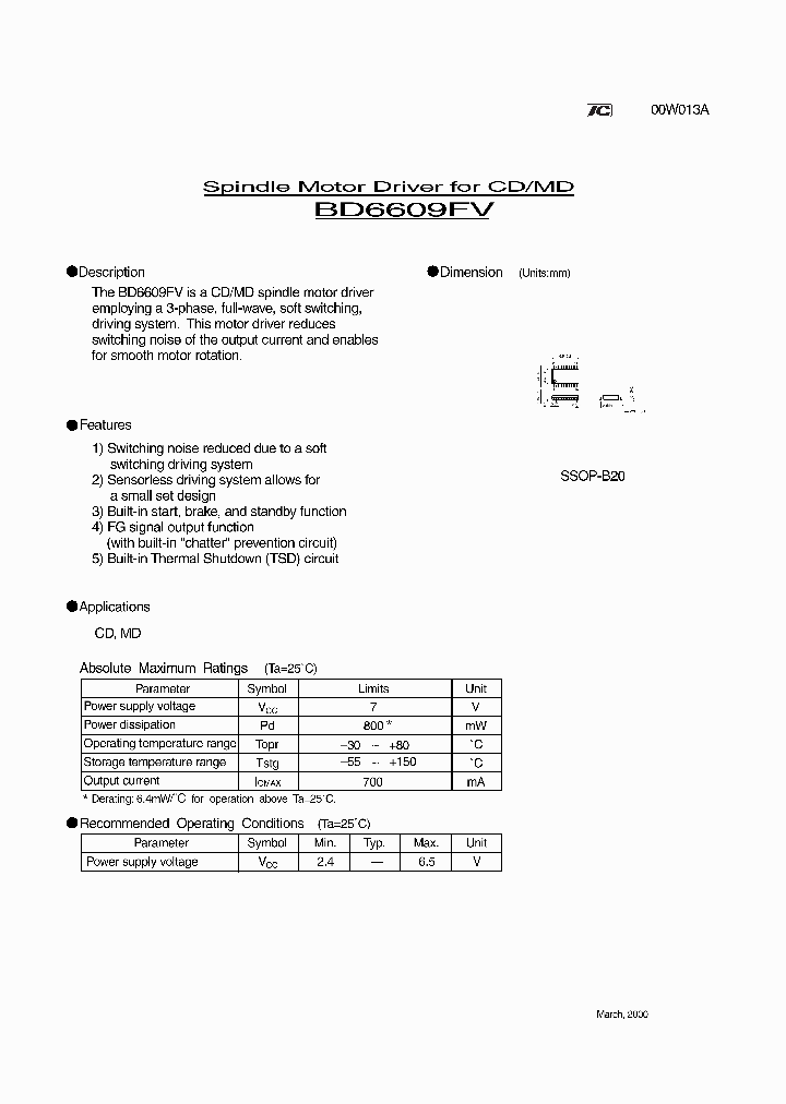 BD6609FV_498596.PDF Datasheet